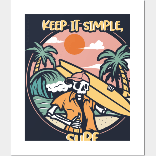 K.I.S.S (Keep It Simple, Surf) Posters and Art